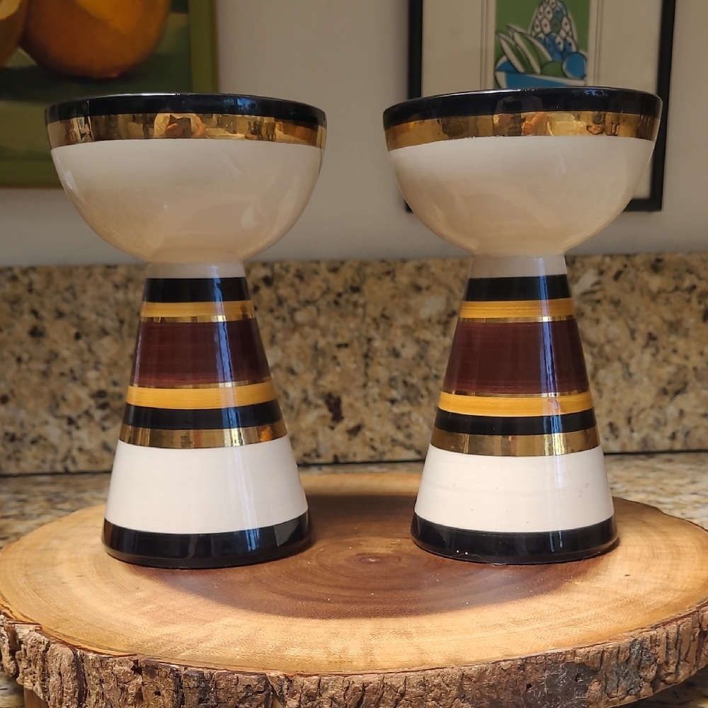 Bitossi Rosenthal Netter MCM Candlesticks